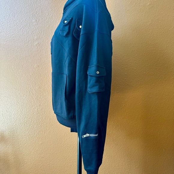 Tamed Psychotic Black “Utility Tech”Hoodie Men’s Medium New Without Tags! - Picture 12 of 16